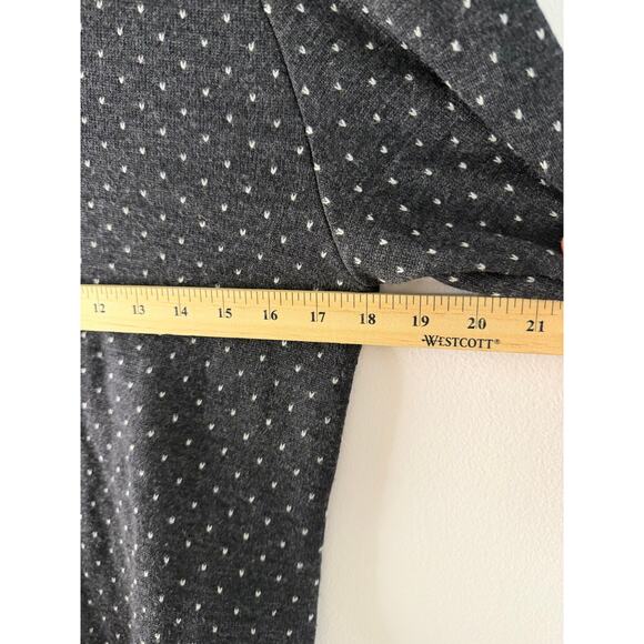 VTG Mint 80s Valentino Studio 100% Wool Cottagecore Floral Knit Sweater Dress 8 - Picture 7 of 8